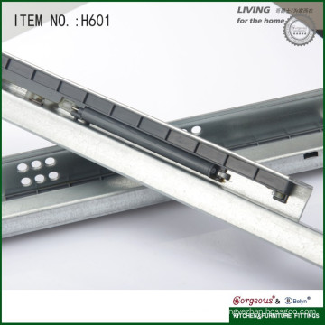 Hidden partial extension damping undermount Drawer Slide